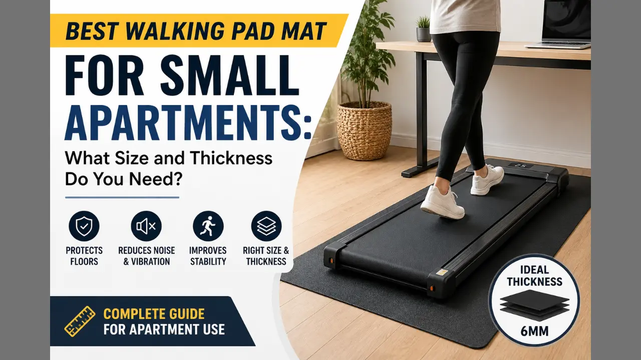 Best Walking Pad Mat for Small Apartments: What Size and Thickness Do You Need?