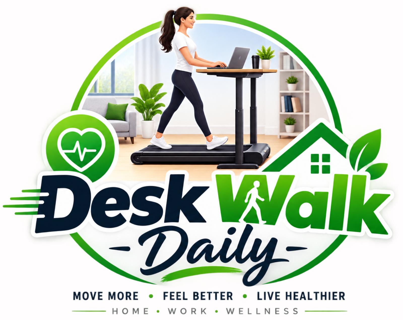 desk walk daily